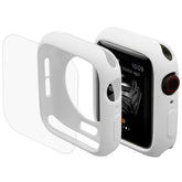 ENKAY Hat-Prince 2 in 1 TPU Semi-clad Protective Shell + 3D Full Screen PET Curved Heat Bending HD Screen Protector for Apple Watch Series 6 / 5 / 4 / SE3 / 2 / 1 40mm